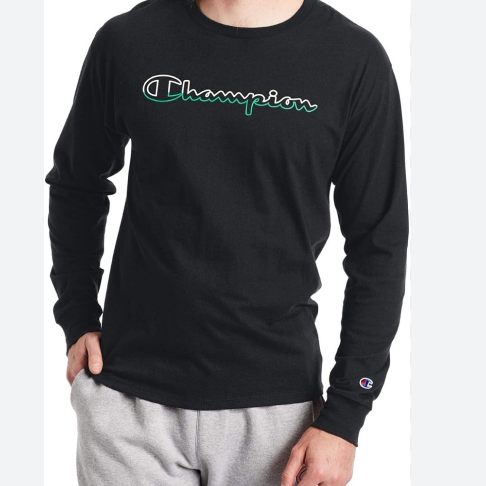 Champion Black Fleece Lined Sweatshirt